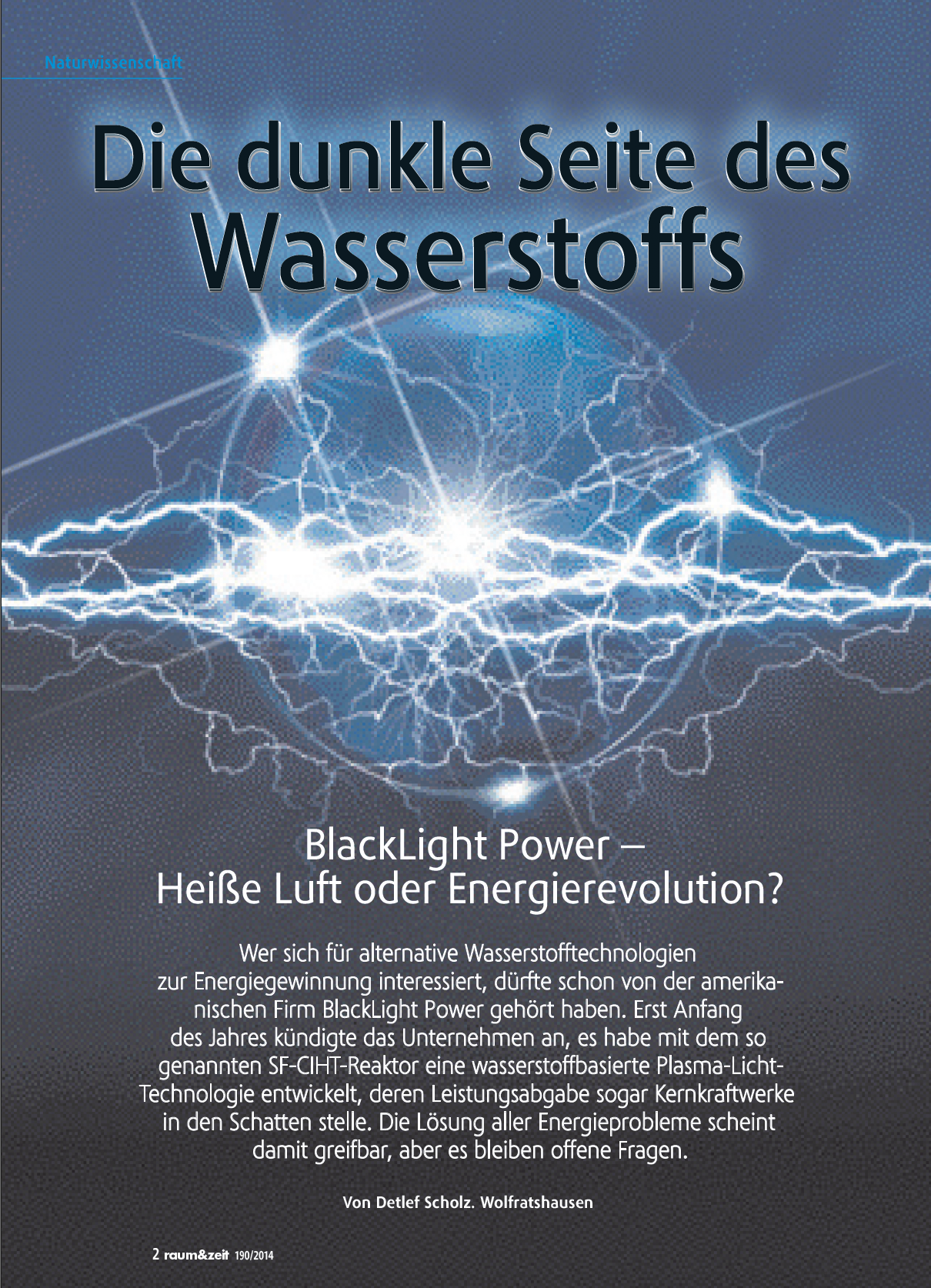 Die dunkle Seite des Wasserstoffs
